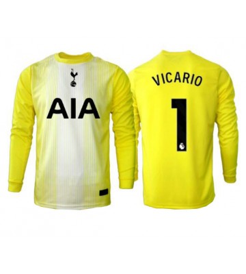 Tottenham Hotspur Guglielmo Vicario #1 Brankářské Alternativní Dres 2025-26 Dlouhý Rukáv